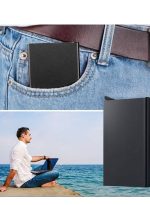 ⁦حافظة كروت معدن اوتوماتيك⁩ - الصورة ⁦3⁩